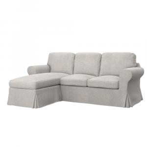 IKEA EKTORP 2-seat sofa with chaise longue cover