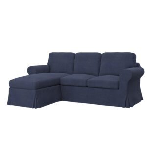 IKEA EKTORP 2-seat sofa with chaise longue cover